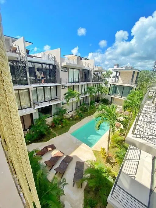108 Amena Minutes To The Beach With Pool & Gym Apartment Tulum 0*,